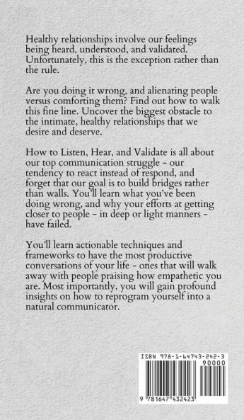 How to Listen Hear and Validate