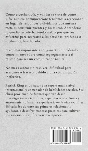 Cómo oír escuchar y validar