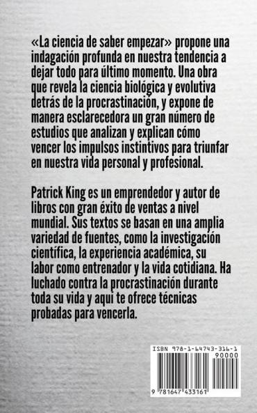 La ciencia de saber empezar