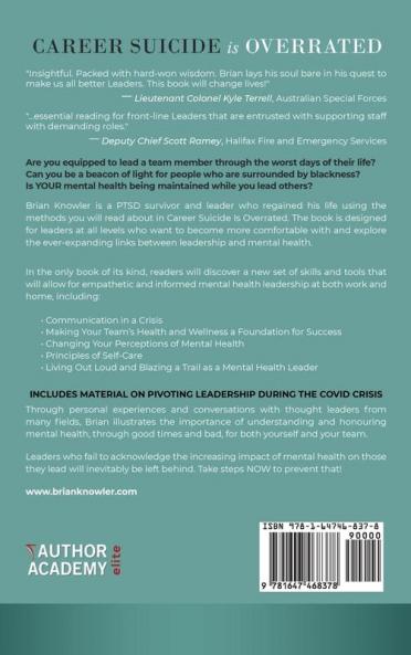 Career Suicide Is Overrated: Equipping Leaders With Mental Health Strategies For Their Teams And Themselves
