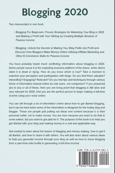 Blogging 2020