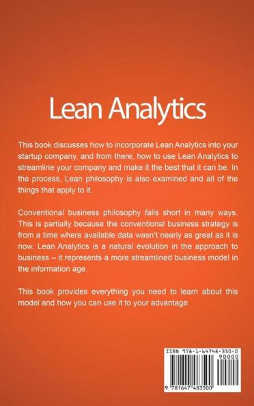 Lean Analytics