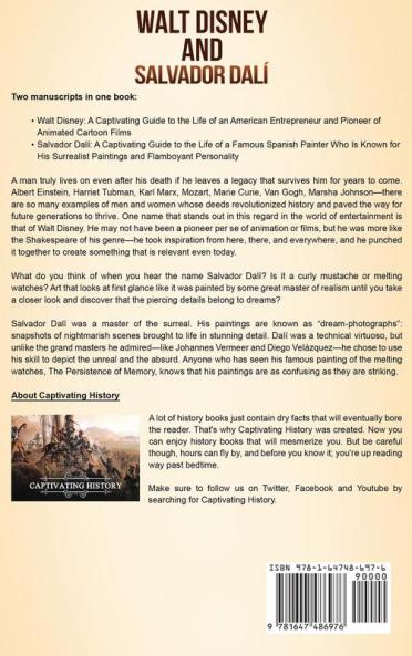 Walt Disney and Salvador Dalí: A Captivating Guide to the Individual Lives of an American Animator and a Spanish Surrealist Painter