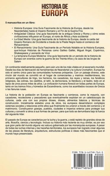 Historia de Europa: Una Guía Fascinante sobre la Historia Europea la Antigüedad Clásica la Edad Media el Renacimiento y la Europa Moderna