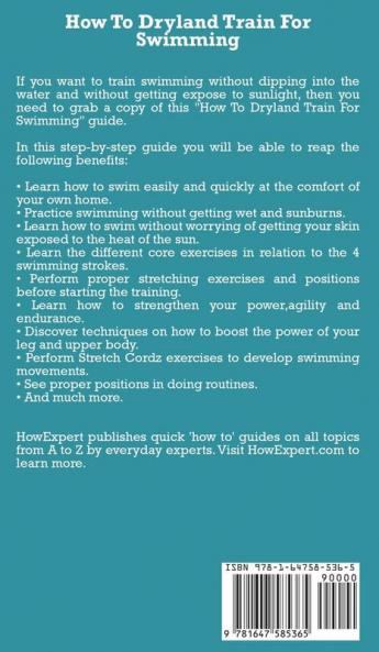 How To Dryland Train For Swimming: Your Step By Step Guide To Dryland Training For Swimming