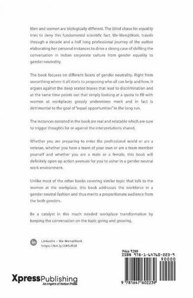 We-Men@Work: A Conversation Starter For Practicing Gender Neutrality At Indian Workplaces