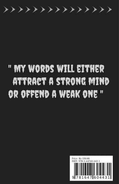 THOUGHTS INTO POETRY : POETRY IS THOUGHTS THAT BREATHE AND WORDS THAT BURN