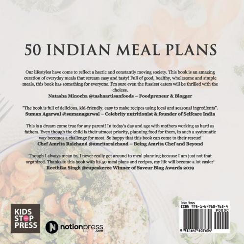 50 Indian Meal Plans : School Snack &Amp; Bus Snack Included