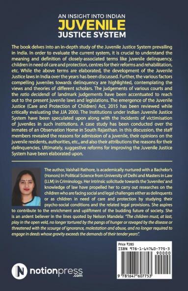 An Insight Into Indian Juvenile Justice System
