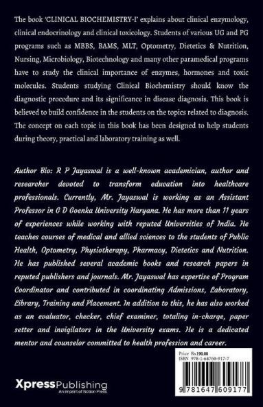 Clinical Biochemistry-I Clinical Enzymology Endocrinology And Toxicology
