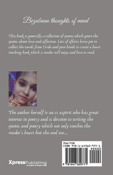 Bezubaan thoughts of mind Part 10 (B&W Edition)