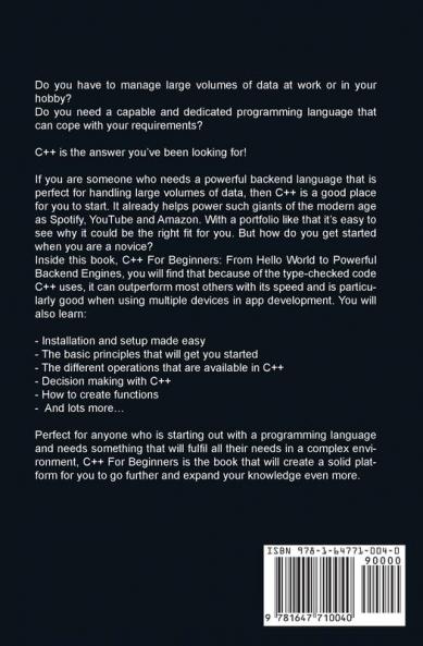 C++: The Ultimate Beginner's Guide to Learn C++ Programming Step by Step
