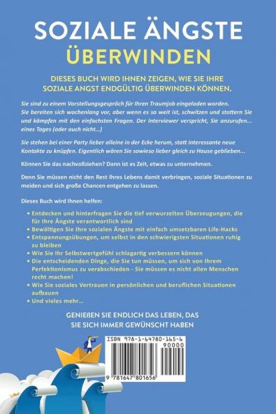 Soziale Ängste überwinden: Keine Angst vor Menschen! Bewährte Techniken, die Schüchternheit, soziale Störungen und Phobien endgültig heilen (German Edition)