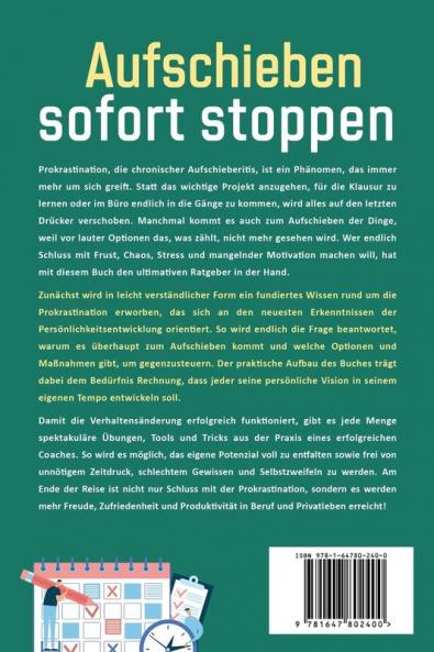 Aufschieben sofort stoppen