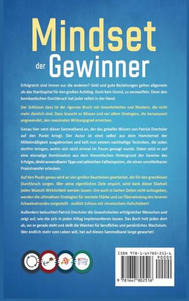 Mindset der Gewinner - Das große 4 in 1 Buch für grenzenlosen Erfolg im Leben: Gewohnheiten ändern [Mindset of the Winners - The Big 4 in 1 Book for Unlimited Success in Life: Changing Habits]: Ziele setzen | Mentale Stärke aufbauen | Aufschieben stoppen [Set Goals | Build Mental Strength | Stop Procrastinating]
