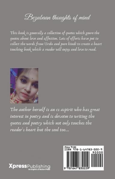 Bezubaan thoughts of mind Part 14 (B&W Edition)