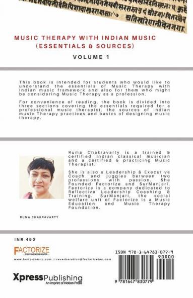 Music Therapy With Indian Music (Essentials & Sources): Volume 1