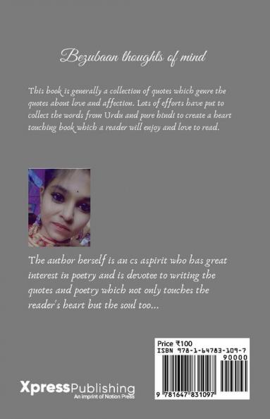 Bezubaan thoughts of mind Part 9 (B&amp;W Edition)