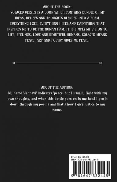 Solaced verses (B&W edition)