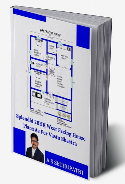 Splendid 2BHK West Facing House Plans As Per Vastu Shastra