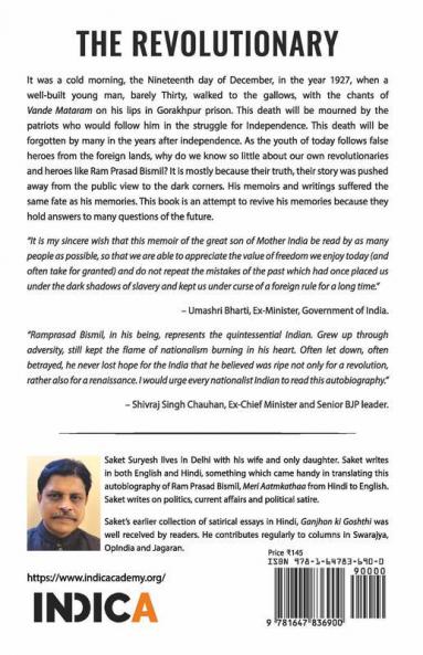 The Revolutionary : Ram Prasad Bismil’S Autobiography From The Death Row