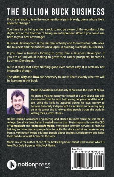 The Billion Buck Business : Become A Business Developer With Venteskraft Media