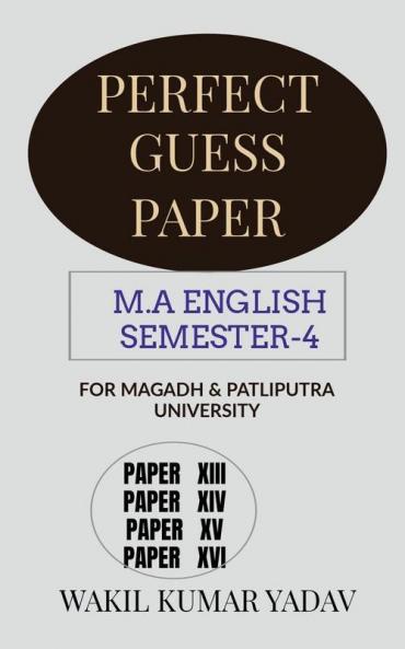Perfect Guess Paper M.A English Semester-4