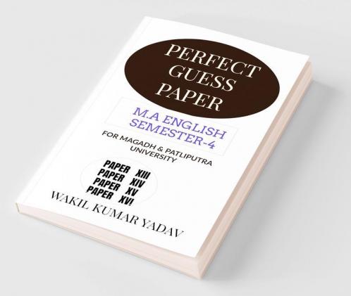 Perfect Guess Paper M.A English Semester-4