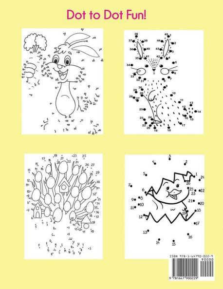 Easter Connect the Dots Puzzle Book for Kids