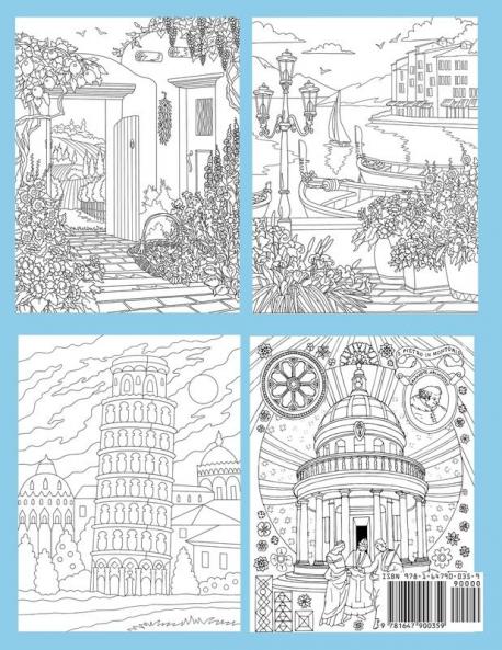 Enchanting Italy Coloring Book