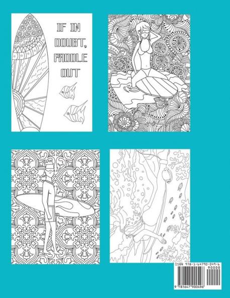 Surfing Coloring Book