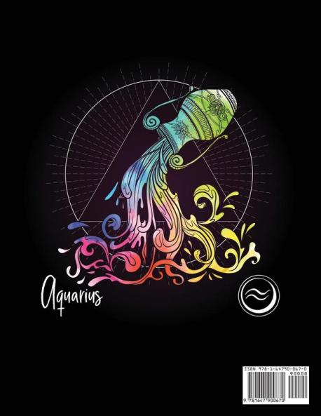 Aquarius Astrology Coloring Book