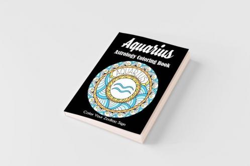 Aquarius Astrology Coloring Book