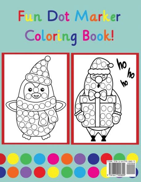 Dot Markers Christmas Activity Book