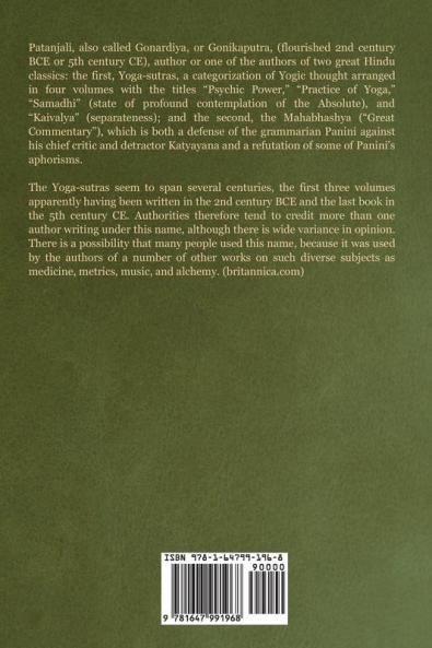 The Yoga Sutras of Patanjali