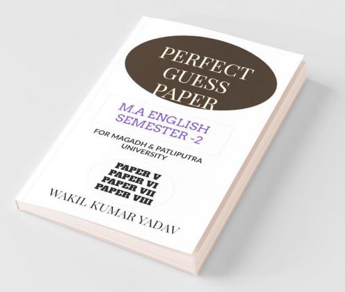 Perfect Guess Paper M.A English Semester -2