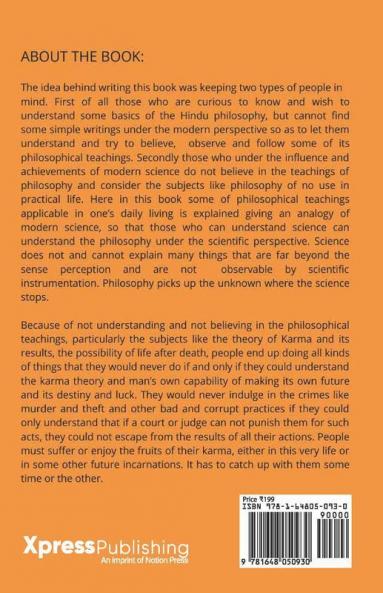 A Glimpse Of Hindu Philosophy With Analogy Of Modern Science : 2Nd Edition