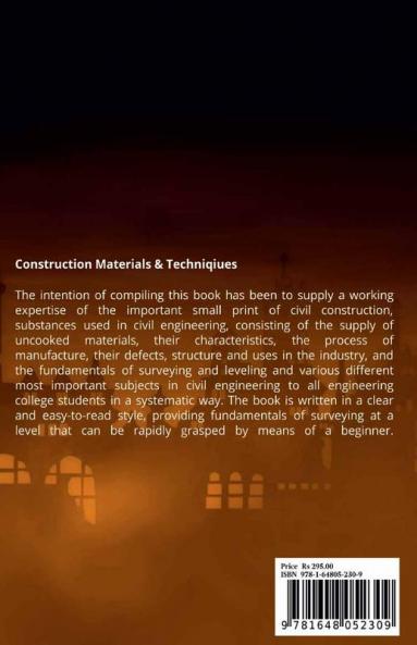 Construction Materials & Techniques