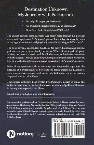 Destination Unknown - My Journey with Parkinson's