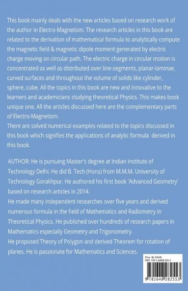 Electro-Magnetism : Magnetic Field of Rotating Charge