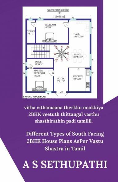 Vitha Vithamaana Therkku Nookkiya 2Bhk Veetuth Thittangal Vasthu Shasthirathin Padi Tamilil. / வித விதமான தெற்கு நோக்கிய 2Bhk வீட்டுத் திட்டங்கள் வாஸ்து சாஸ்திரத்தின் படி தமிழில்.: Different Typ...