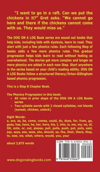 Chickens in the Attic Chapter Book: (Step 8) Sound Out Books (systematic decodable) Help Developing Readers including Those with Dyslexia Learn to Read with Phonics: 40 (Dog on a Log Chapter Books)