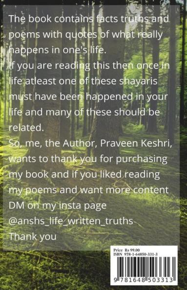 Ansh's Life Written Truths (Part- 2)