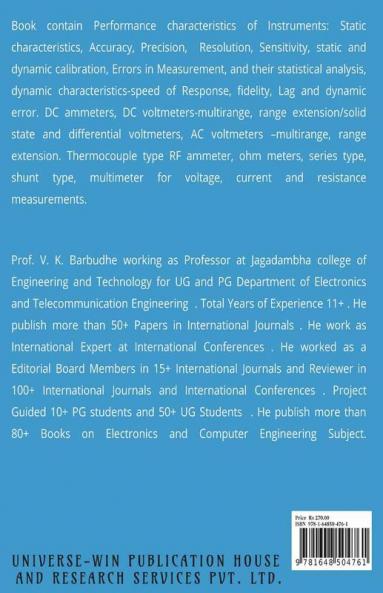 Electronic Instrumentation & Measurements