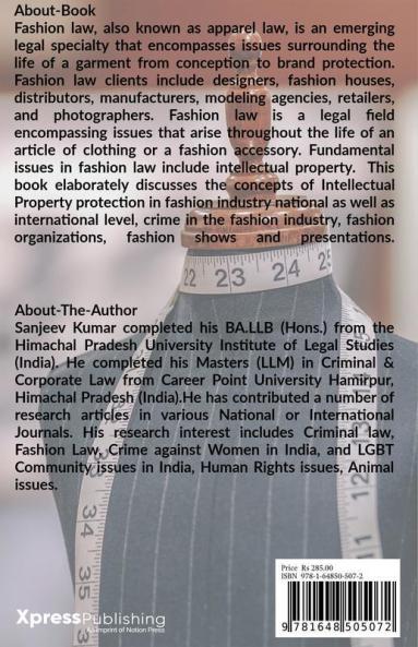 Handbook On Fashion Law