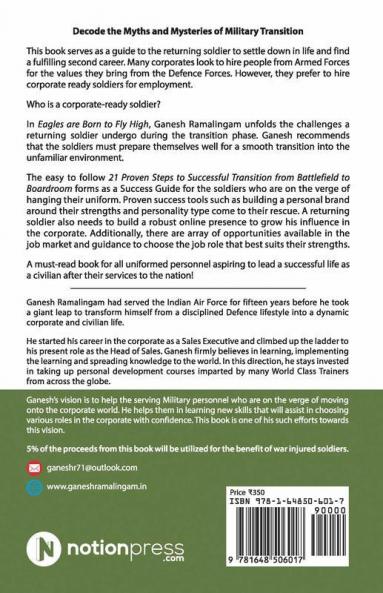 Eagles Are Born To Fly High!!!: A Success Guide For Returning Soldiers