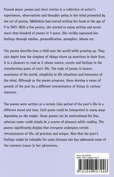 Penned Down : Poems and Short Stories