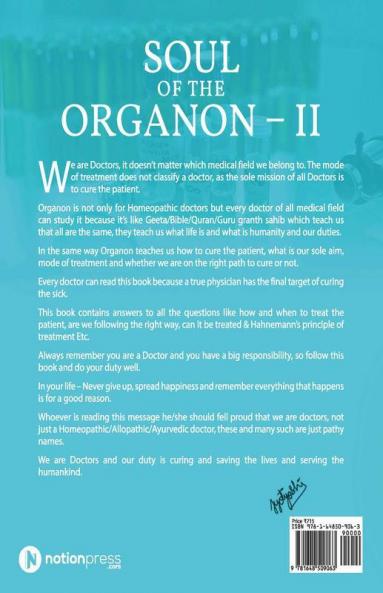 Soul Of The Organon - Ii : Aphorism In Detail