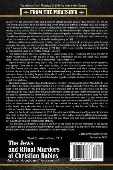 The Jews and Ritual Murders of Christian Babies