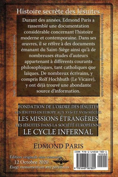 Histoire secrete des Jesuites